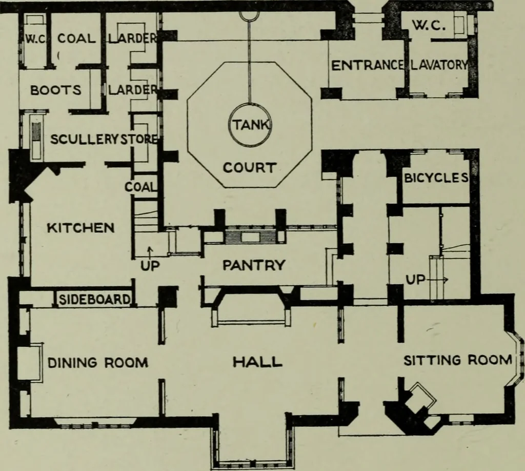 An illustration from Lutyens houses and gardens, 1921, leaf 57