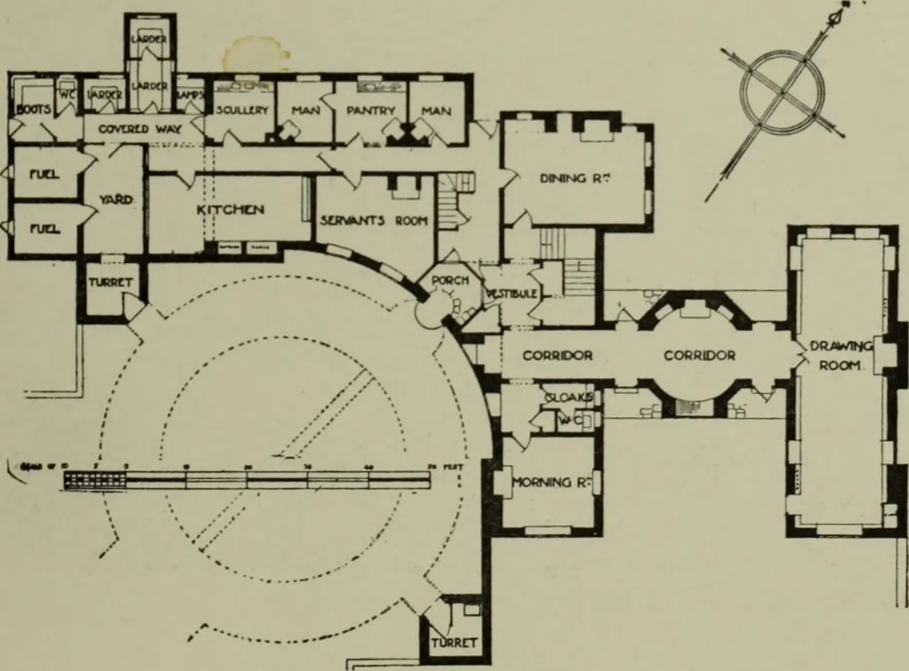 An illustration from Lutyens houses and gardens, 1921, leaf 76