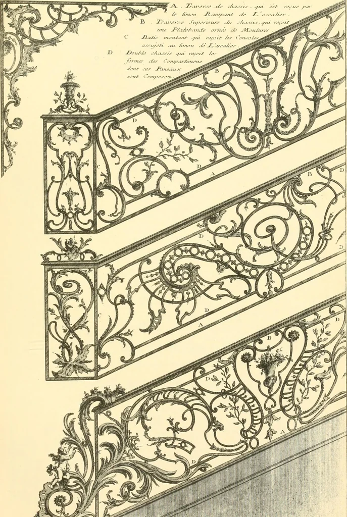 An illustration from L'uvre de De Cuvilliès : époque Louis XV : nouveau livre de plafonds, 1900, leaf 100