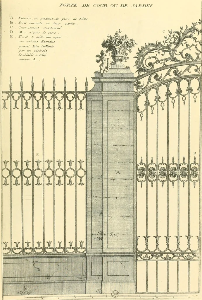 An illustration from L'uvre de De Cuvilliès : époque Louis XV : nouveau livre de plafonds, 1900, leaf 114