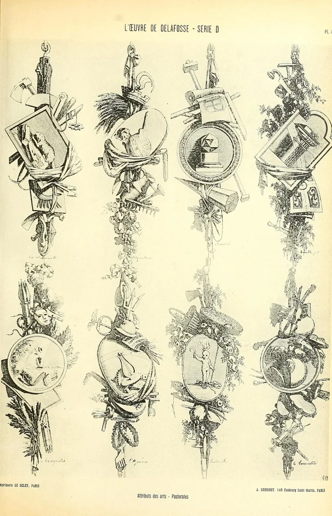 An illustration from L'uvre de Delafosse : série D, 1900, leaf 71