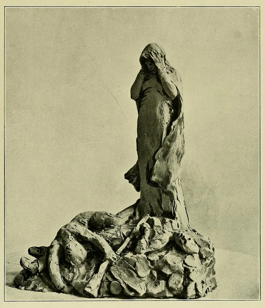 An illustration from L'uvre de Ernest Barrias, 1908, leaf 117