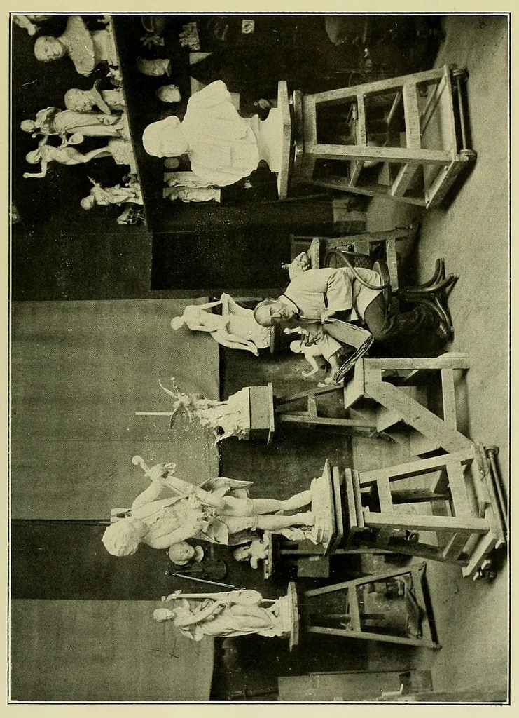 An illustration from L'uvre de Ernest Barrias, 1908, leaf 15