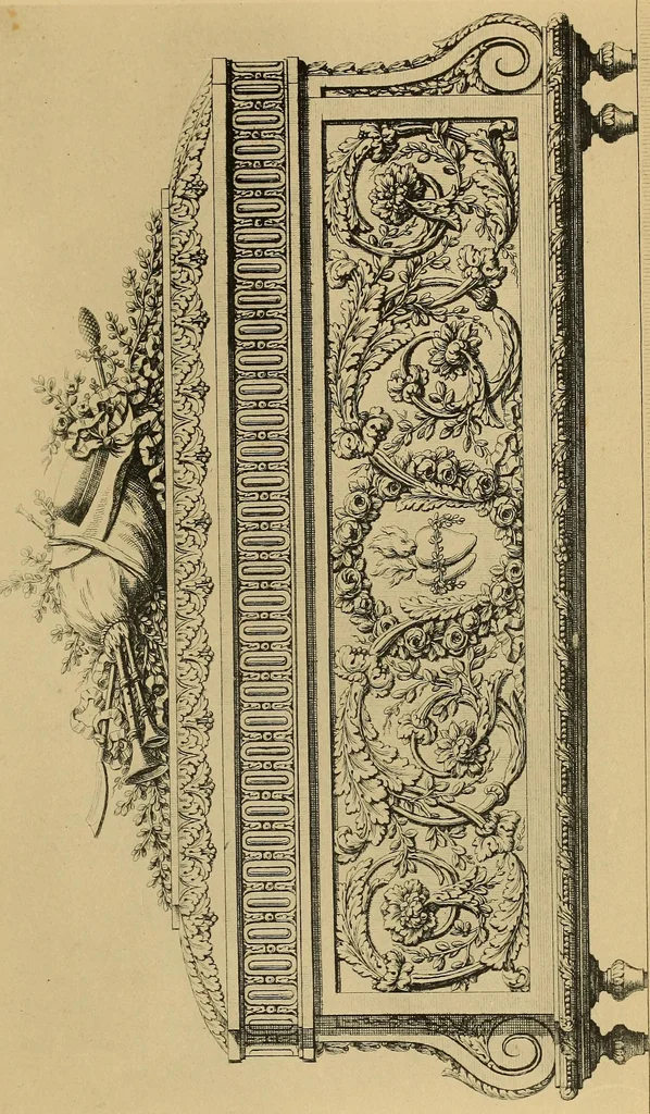 An illustration from L'uvre de J.-F. Forty : époque Louis XVI, 1900, leaf 12