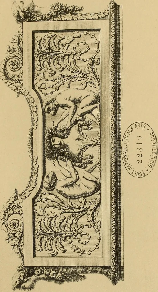 An illustration from L'uvre de J.-F. Forty : époque Louis XVI, 1900, leaf 18