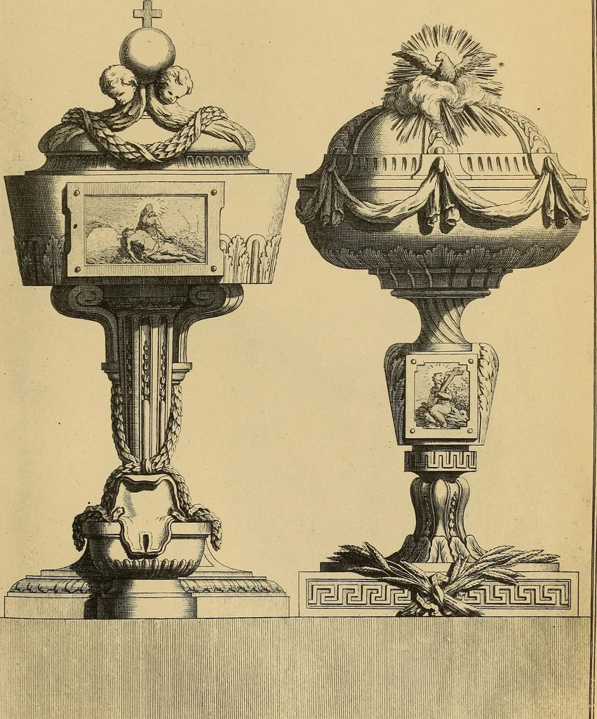 An illustration from L'uvre de J.-F. Forty : époque Louis XVI, 1900, leaf 48