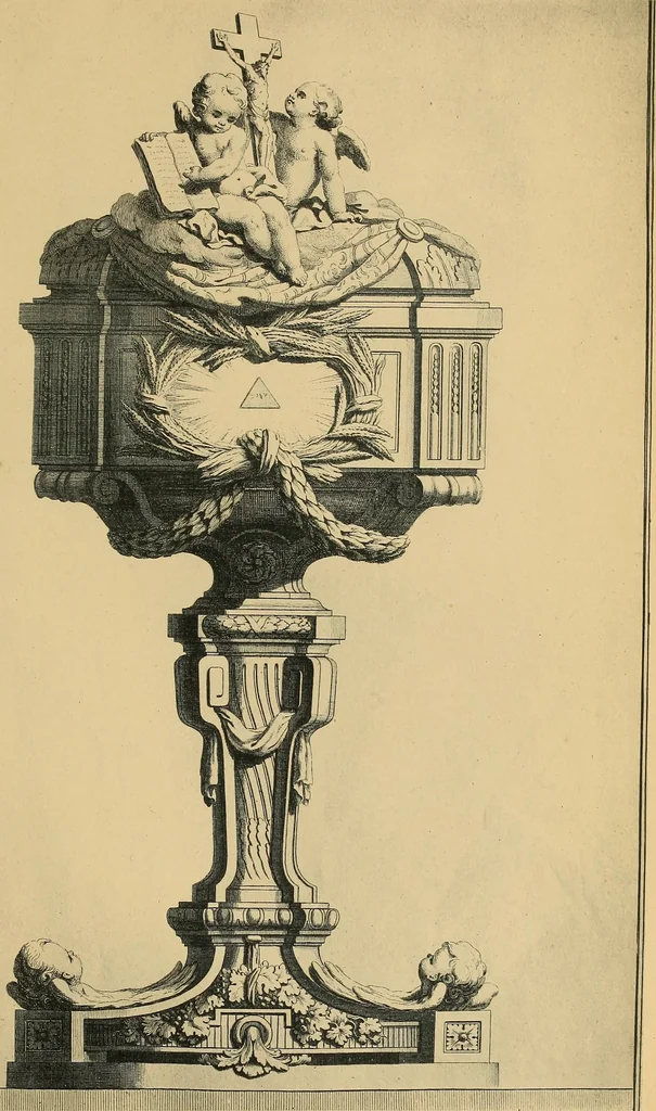 An illustration from L'uvre de J.-F. Forty : époque Louis XVI, 1900, leaf 52