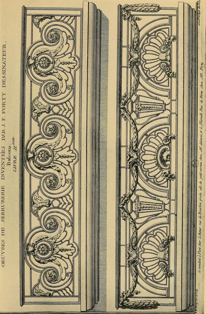 An illustration from L'uvre de J.-F. Forty : époque Louis XVI, 1900, leaf 64