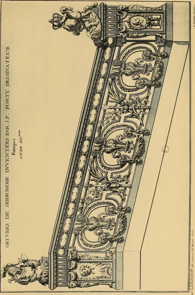 An illustration from L'uvre de J.-F. Forty : époque Louis XVI, 1900, leaf 74
