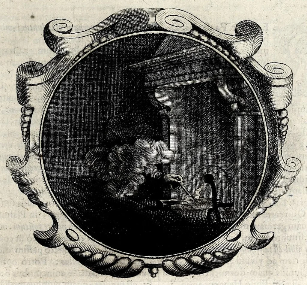 An illustration from Lux evangelica in omnes anni dominicas, pars I [i.e. II], 1654, leaf 613