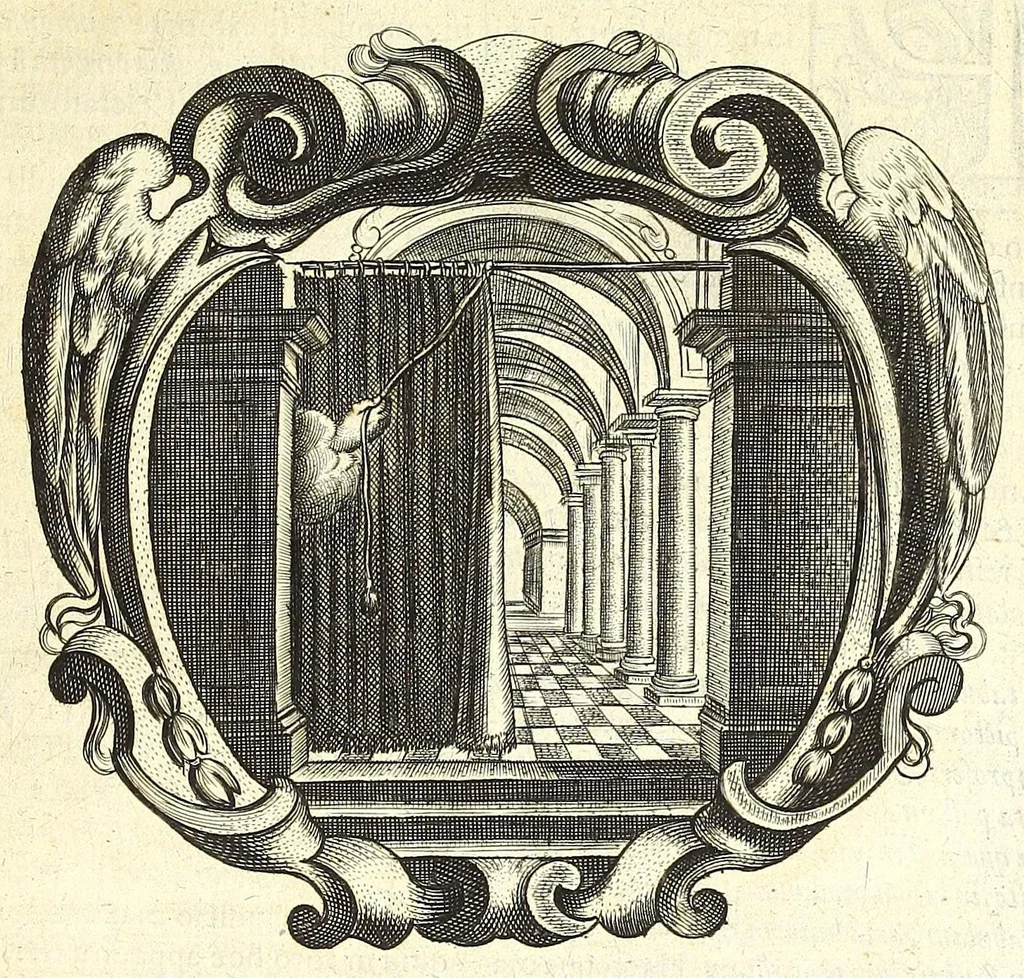 An illustration from Lux evangelica sub velum sacrorum emblematum recondita in anni dominicas : selecta historia & morali doctrina variè adumbrata, 1651, leaf 27