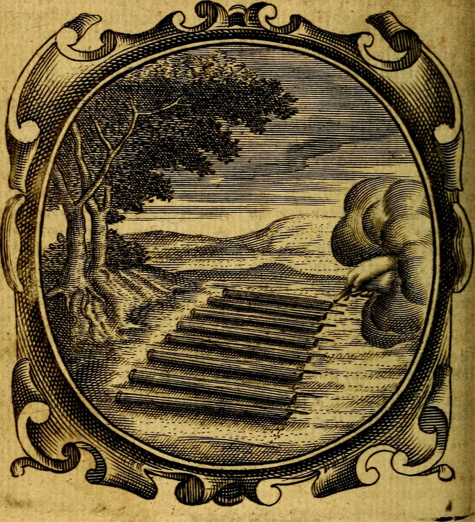 An illustration from Lux evangelica sub velum sacrorum emblematum recondita in anni dominicas, selecta historia & morali doctrina varie adumbrata, 1655, leaf 155