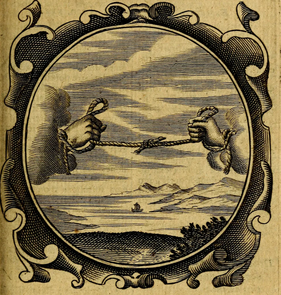 An illustration from Lux evangelica sub velum sacrorum emblematum recondita in anni dominicas, selecta historia & morali doctrina varie adumbrata, 1655, leaf 348