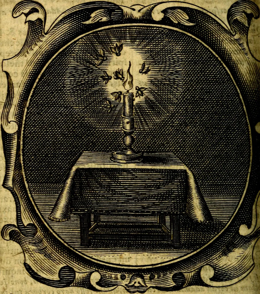 An illustration from Lux evangelica sub velum sacrorum emblematum recondita in anni dominicas, selecta historia & morali doctrina varie adumbrata, 1655, leaf 543