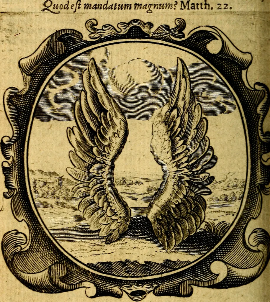 An illustration from Lux evangelica sub velum sacrorum emblematum recondita in anni dominicas, selecta historia & morali doctrina varie adumbrata, 1655, leaf 593