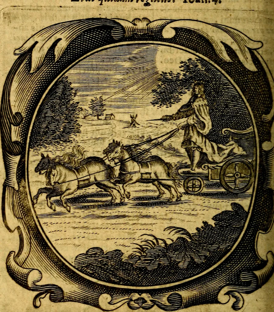 An illustration from Lux evangelica sub velum sacrorum emblematum recondita in anni dominicas, selecta historia & morali doctrina varie adumbrata, 1655, leaf 633