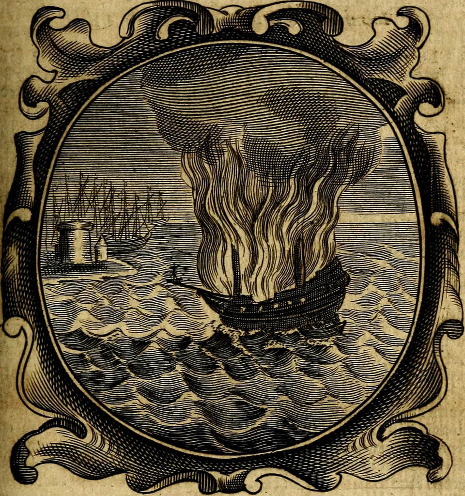 An illustration from Lux evangelica sub velum sacrorum emblematum recondita in anni dominicas, selecta historia & morali doctrina varie adumbrata, 1655, leaf 202