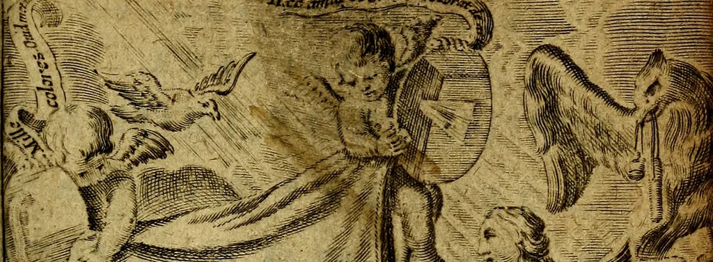An illustration from Lux evangelica sub velum sacrorum emblematum recondita in anni dominicas, selecta historia & morali doctrina varie adumbrata, 1655, leaf 6
