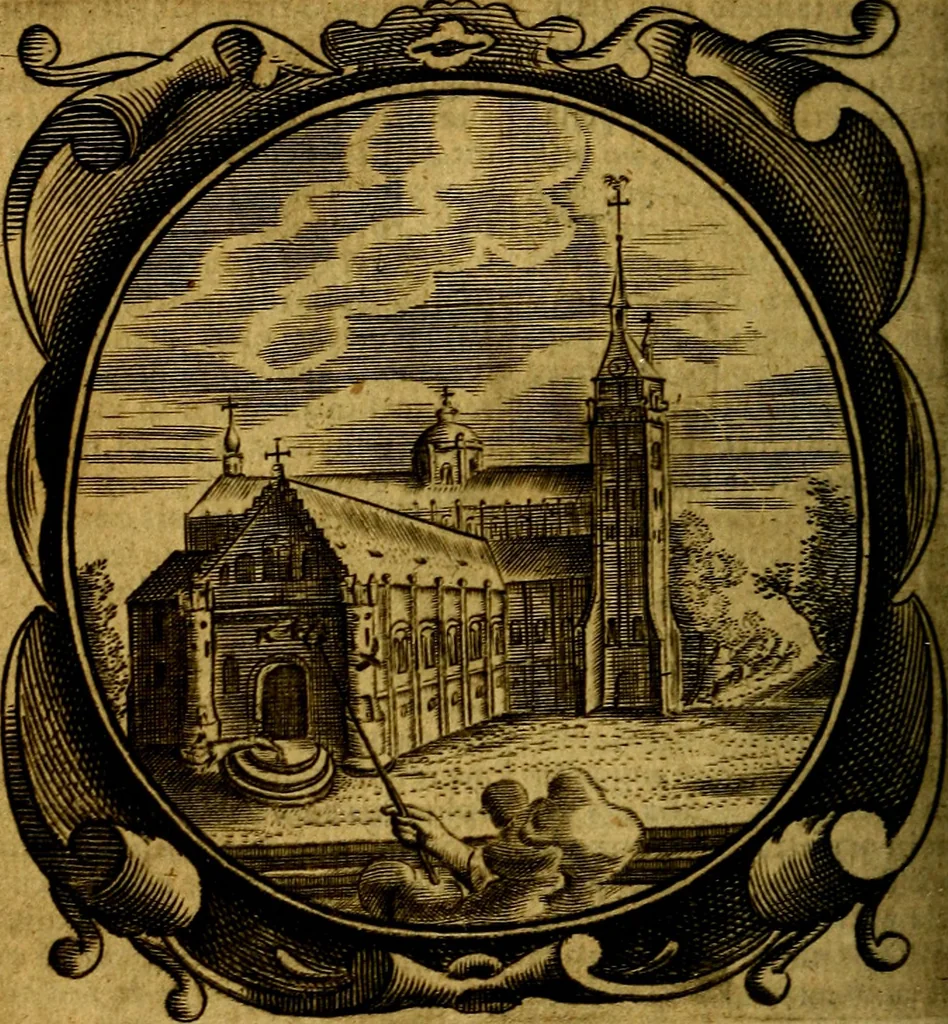 An illustration from Lux evangelica sub velum sacrorum emblematum recondita in anni dominicas, selecta historia & morali doctrina varie adumbrata, 1655, leaf 627