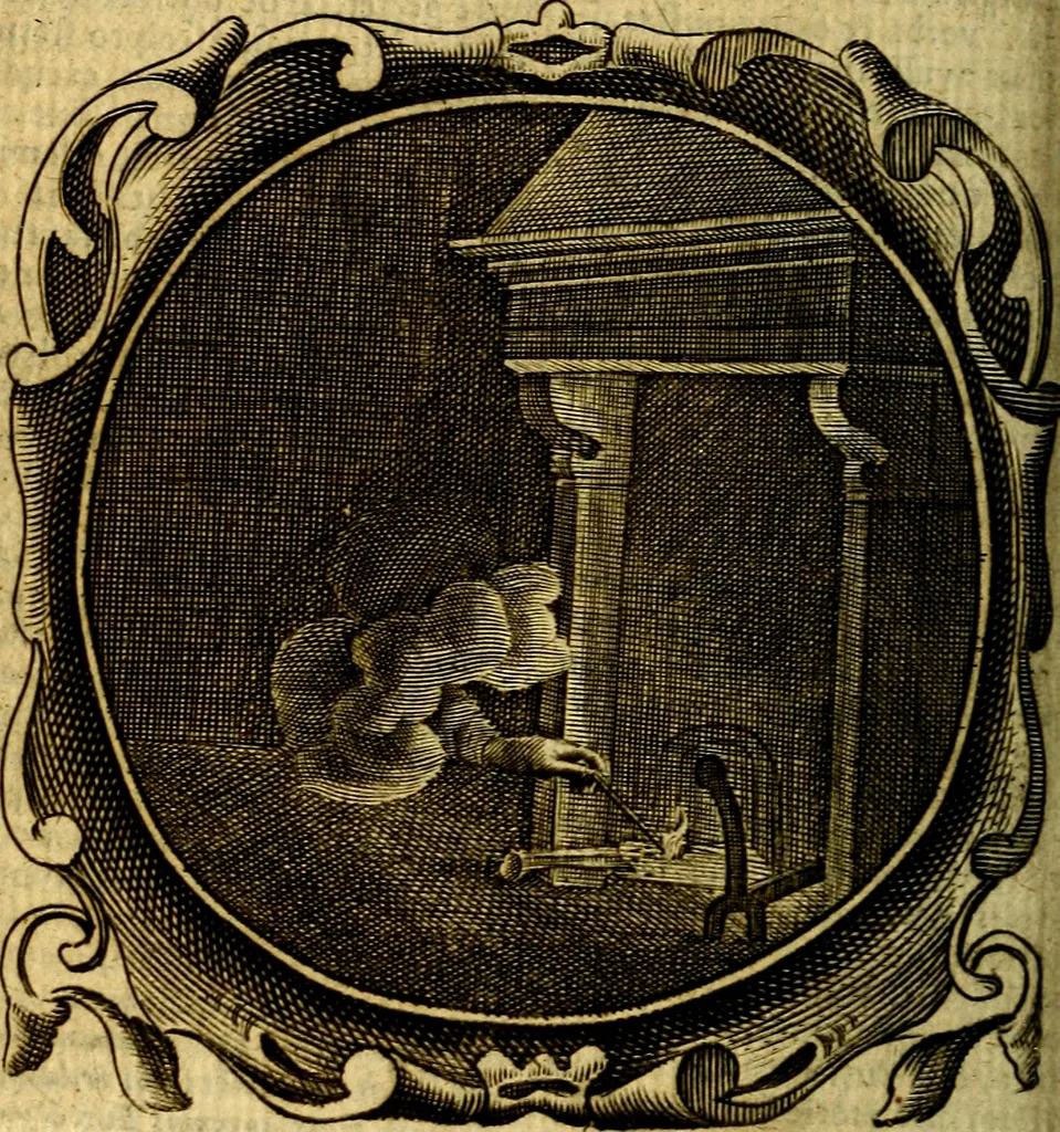 An illustration from Lux evangelica sub velum sacrorum emblematum recondita in anni dominicas, selecta historia & morali doctrina varie adumbrata, 1655, leaf 829