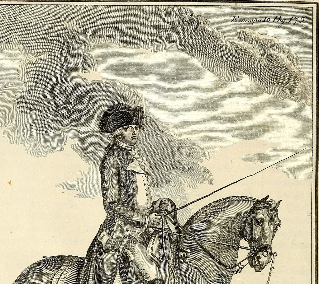 An illustration from Luz da liberal, e nobre arte da cavallaria : offerecida ao Senhor D. João, principe do Brazil, 1790, leaf 227
