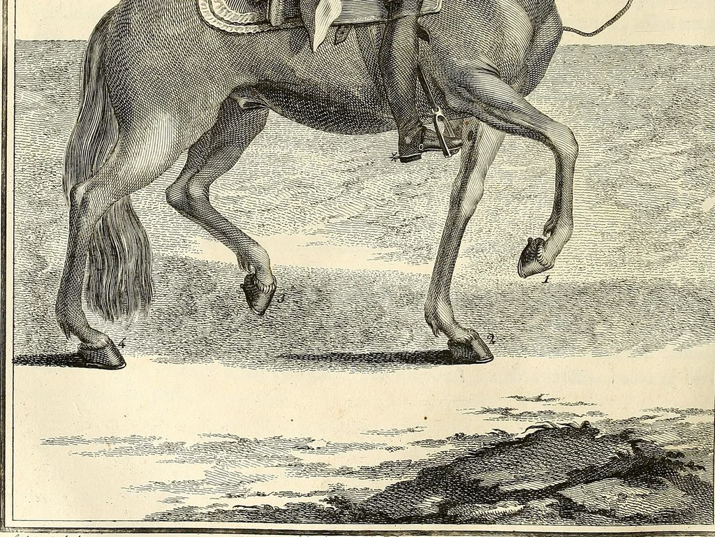 An illustration from Luz da liberal, e nobre arte da cavallaria : offerecida ao Senhor D. João, principe do Brazil, 1790, leaf 227