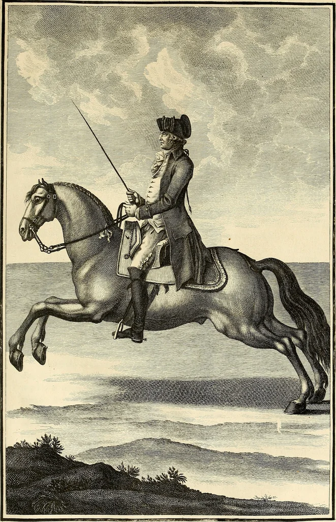 An illustration from Luz da liberal, e nobre arte da cavallaria : offerecida ao Senhor D. João, principe do Brazil, 1790, leaf 312