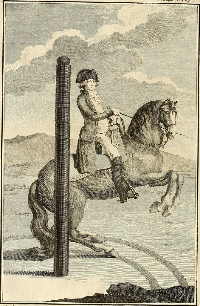 An illustration from Luz da liberal, e nobre arte da cavallaria : offerecida ao Senhor D. João, principe do Brazil, 1790, leaf 561