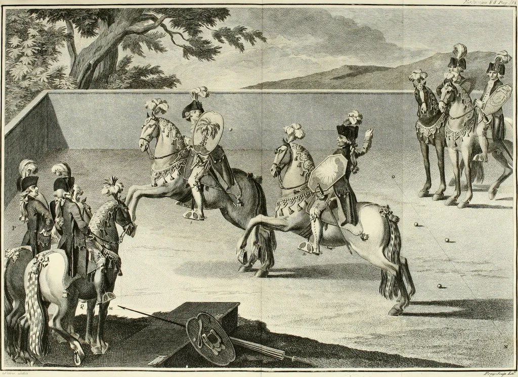 An illustration from Luz da liberal, e nobre arte da cavallaria : offerecida ao Senhor D. João, principe do Brazil, 1790, leaf 628