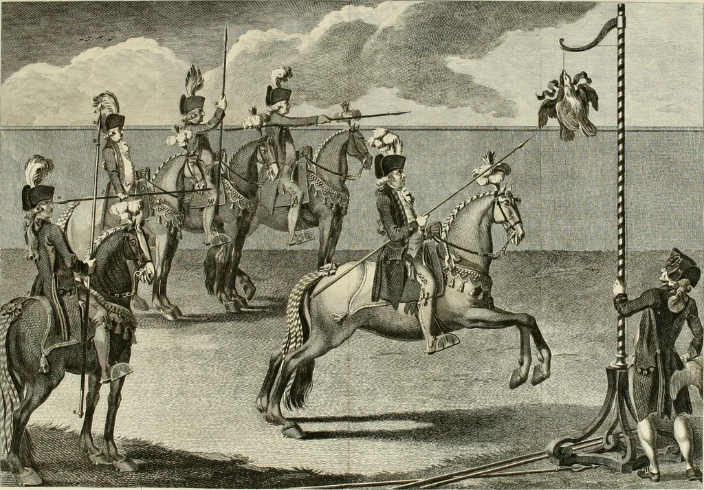An illustration from Luz da liberal, e nobre arte da cavallaria : offerecida ao Senhor D. João, principe do Brazil, 1790, leaf 636