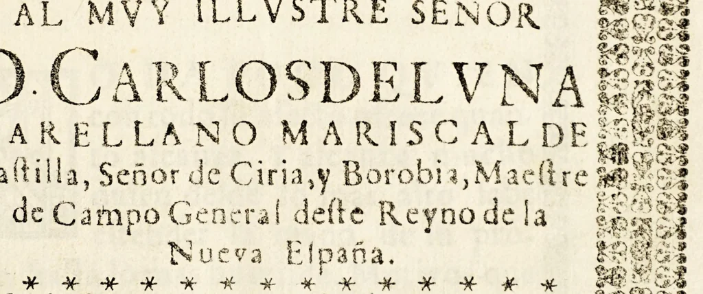 An illustration from Luz de verdades catholicas y explicacion de la doctrina christiana. : Que segun la costumbre de la casa professa de la compañia de Jesvs de Mexico, todos los jueves del año se platica en su iglesia. Dala à la estampa el padre Alfonso Ramos de la mesma compañia, y preposito actual de dicha casa professa. Y la dedica al S. doctor don Francisco de Deza, y Ulloa, antes cathedratico proprietario de rethorica en la Real Universidad de esta corte, y oy fiscal dignissimo del Santo Tribunal de la Inquisicion, 1691, leaf 7