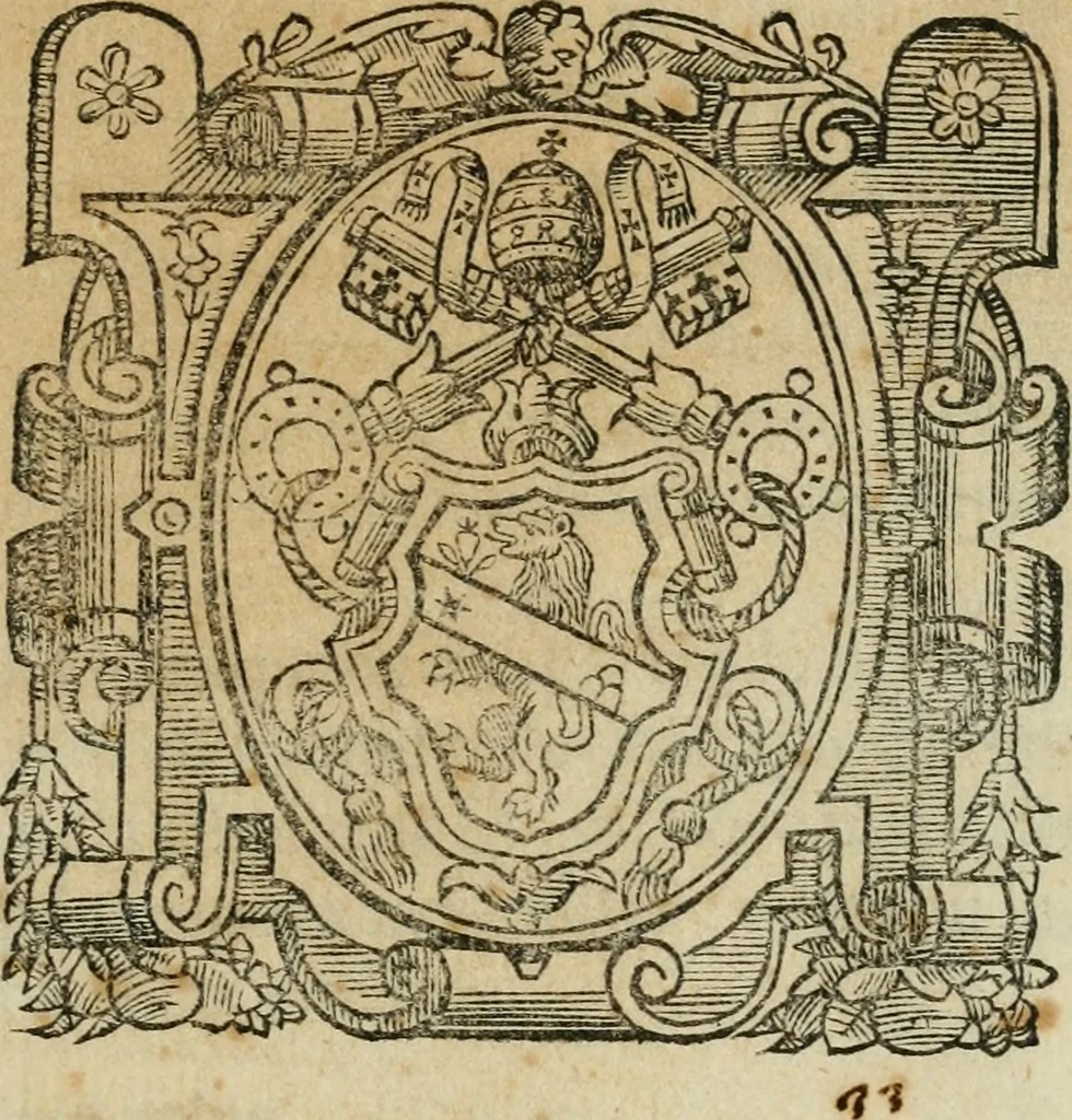 An illustration from Lvdovici Demontiosii Gallvs Romae hospes : vbi multa antiquorum monimenta explicantur, pars pristinae formae restituuntur : opus in quinque partes tributum, 1585, leaf 2