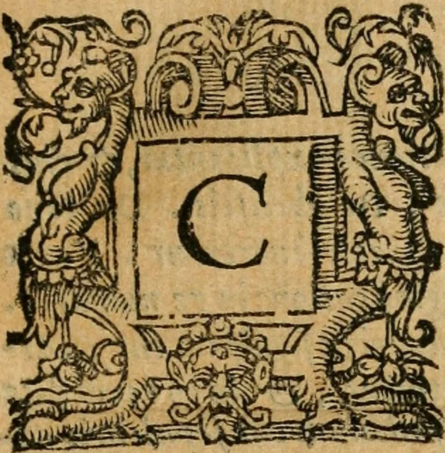 An illustration from Lvdovici Demontiosii Gallvs Romae hospes : vbi multa antiquorum monimenta explicantur, pars pristinae formae restituuntur : opus in quinque partes tributum, 1585, leaf 4