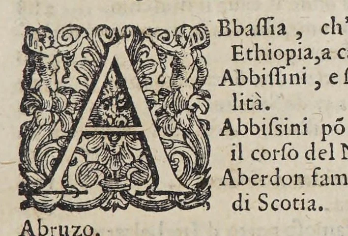 An illustration from L'vniuersale fabrica del mondo, ouero Cosmografia, 1582, leaf 27