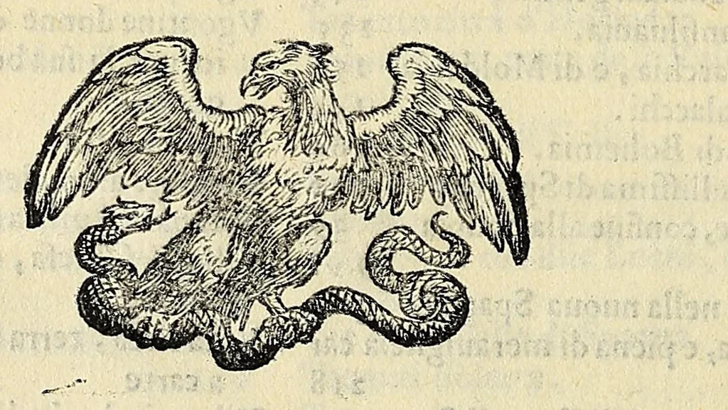 An illustration from L'vniversale fabrica del mondo, overo Cosmografia dell'ecc. Gio. Lorenzo d'Anania, diuisa in quattro trattati ... Di nuouo ornata con le figure delle quattro parti del mondo in rame: et dal medesimo auttore con infinite aggiuntioni per ogni parte dell' opera ampliata .., 1596, leaf 54
