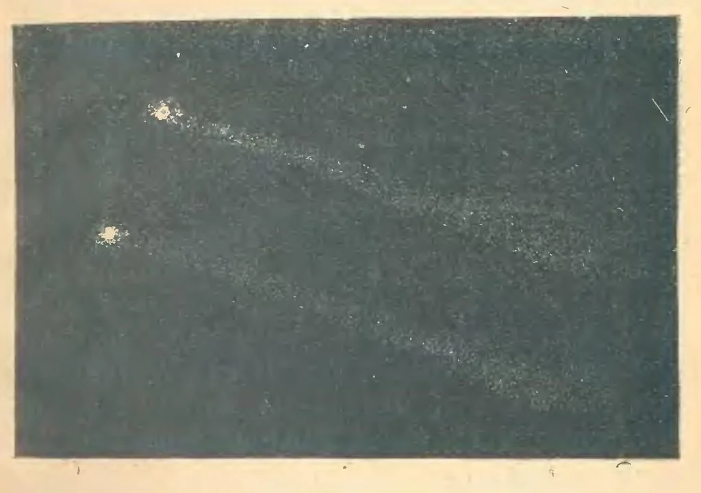An illustration from Кометы и падающие звезды, 1923, leaf 32