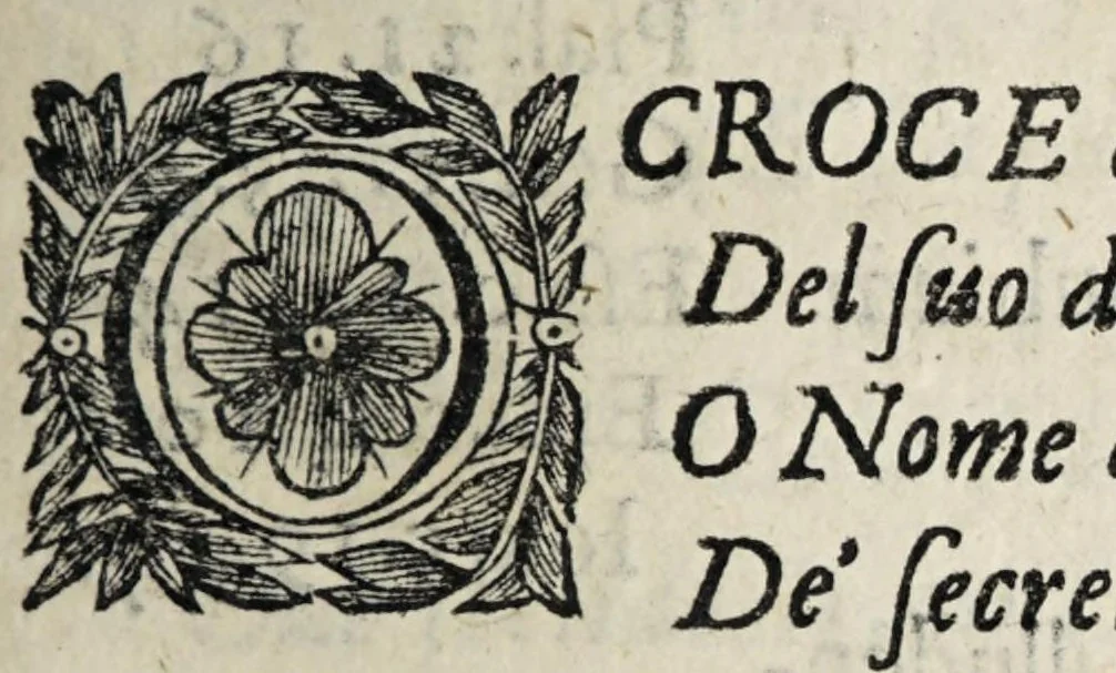 An illustration from L'Vrania; o uero, 50 sonetti spirituali sopra piu santi & altre diuozioni fondari & esplicati con frasi della Scrittura Sacra, 1642, leaf 105