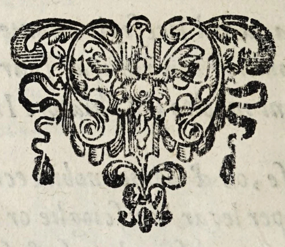 An illustration from L'Vrania; o uero, 50 sonetti spirituali sopra piu santi & altre diuozioni fondari & esplicati con frasi della Scrittura Sacra, 1642, leaf 20