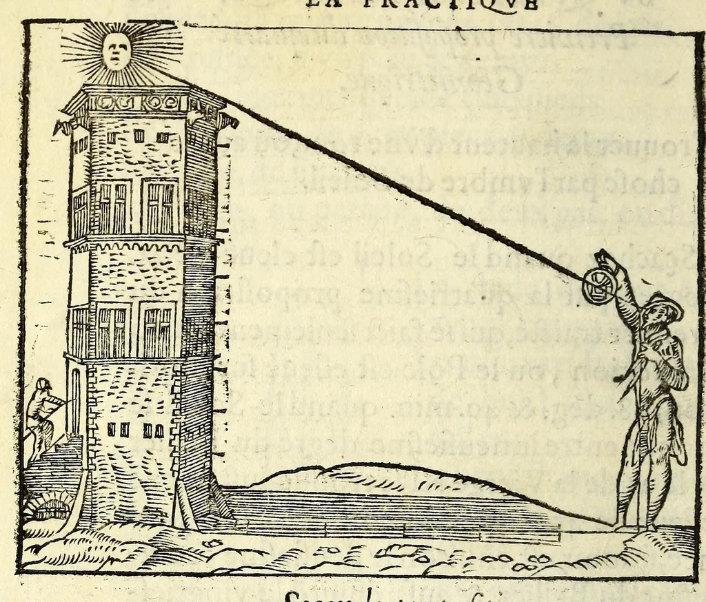 An illustration from L'vsage de l'astrolabe, : avec vn petit traicté de la sphere,, 1559, leaf 158