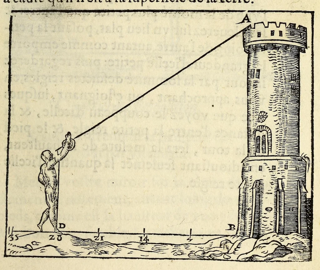 An illustration from L'vsage de l'astrolabe, : avec vn petit traicté de la sphere,, 1559, leaf 159