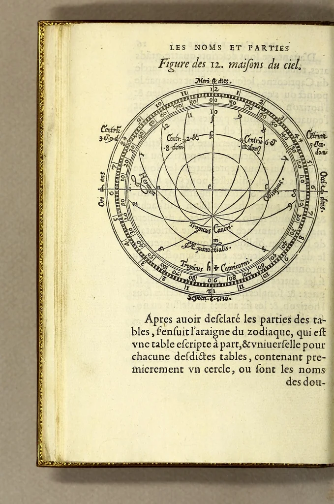 An illustration from L'vsage de l'astrolabe, : avec vn petit traicté de la sphere,, 1559, leaf 54
