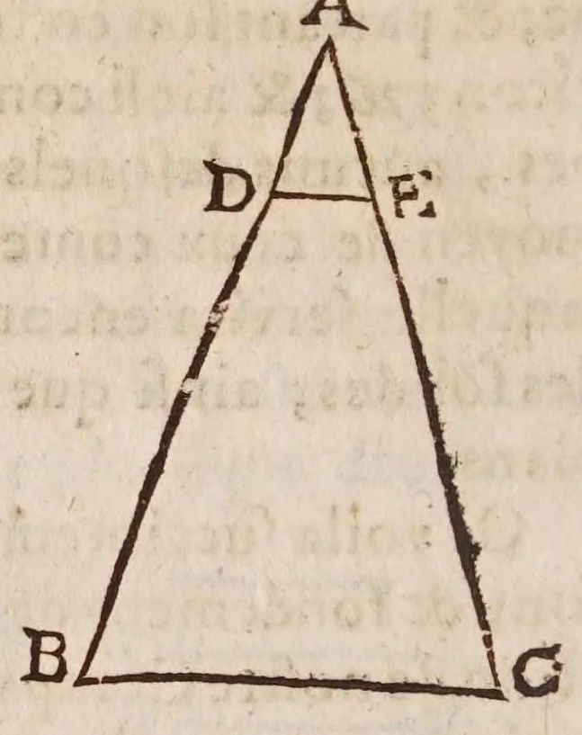 An illustration from L'vsage dv compas de proportion, 1664, leaf 132