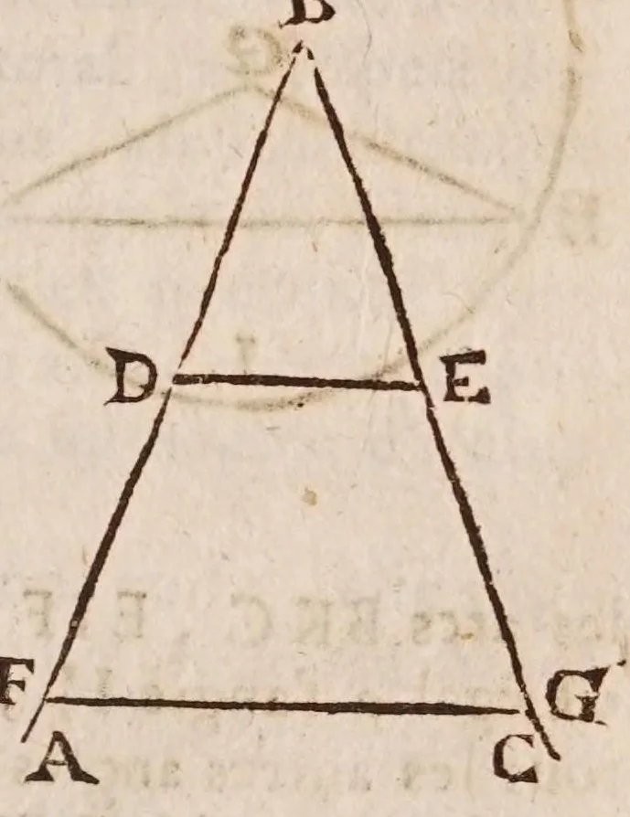 An illustration from L'vsage dv compas de proportion, 1664, leaf 133