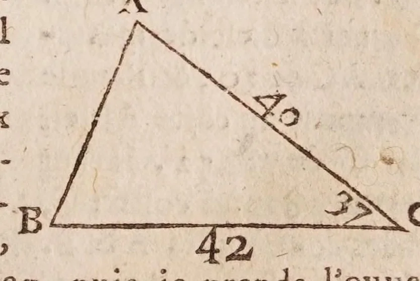 An illustration from L'vsage dv compas de proportion, 1664, leaf 37