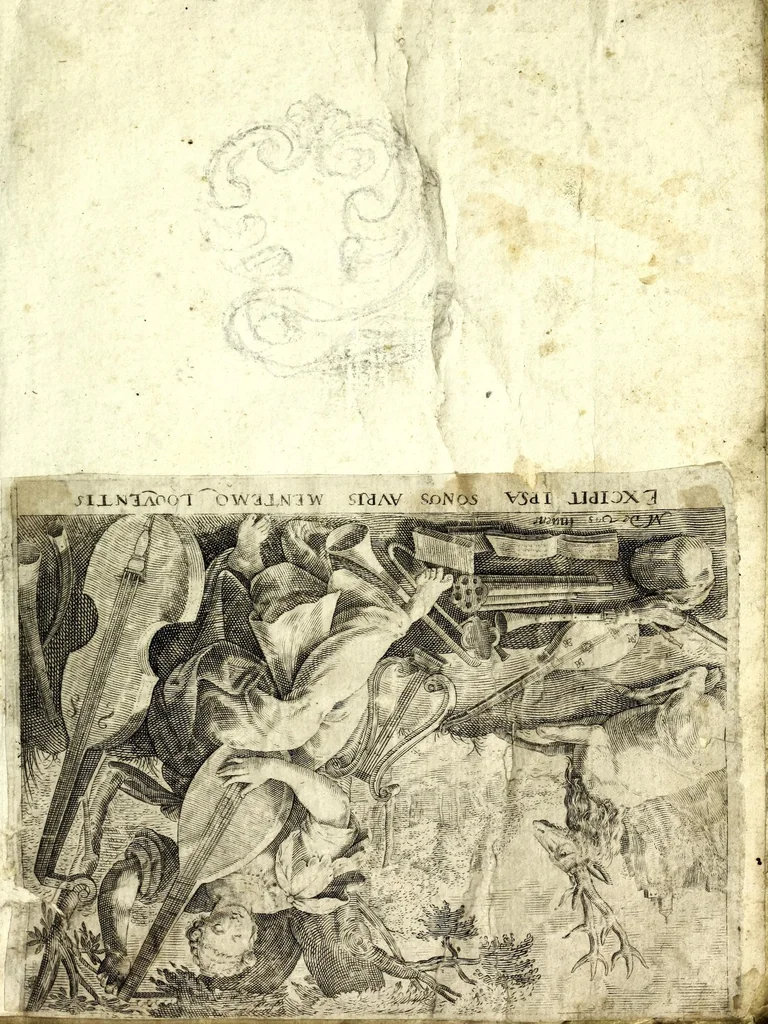 An illustration from L'vso della squadra mobile : con la quale per teorica, & pratica si misura geometricamente ogni distanza, altezza, e profondità : s'impara à perticare, liuellare, et pigliare in disegno le città, paesi, et prouincie : il tutto con le sue dimostrationi intagliate in rame, 1615, leaf 127