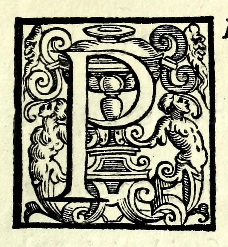 An illustration from L'vso del la sqvadra mobile. Con la qvale per teorica et per pratica si misura geometricamente ogni distanza, altezza, e profondità, s'impara a perticare, liuellare, et piglare in disegno le città, paesi, et prouincie. Il tutto con le sue dimostrationi intagliate in rame, 1598, leaf 15