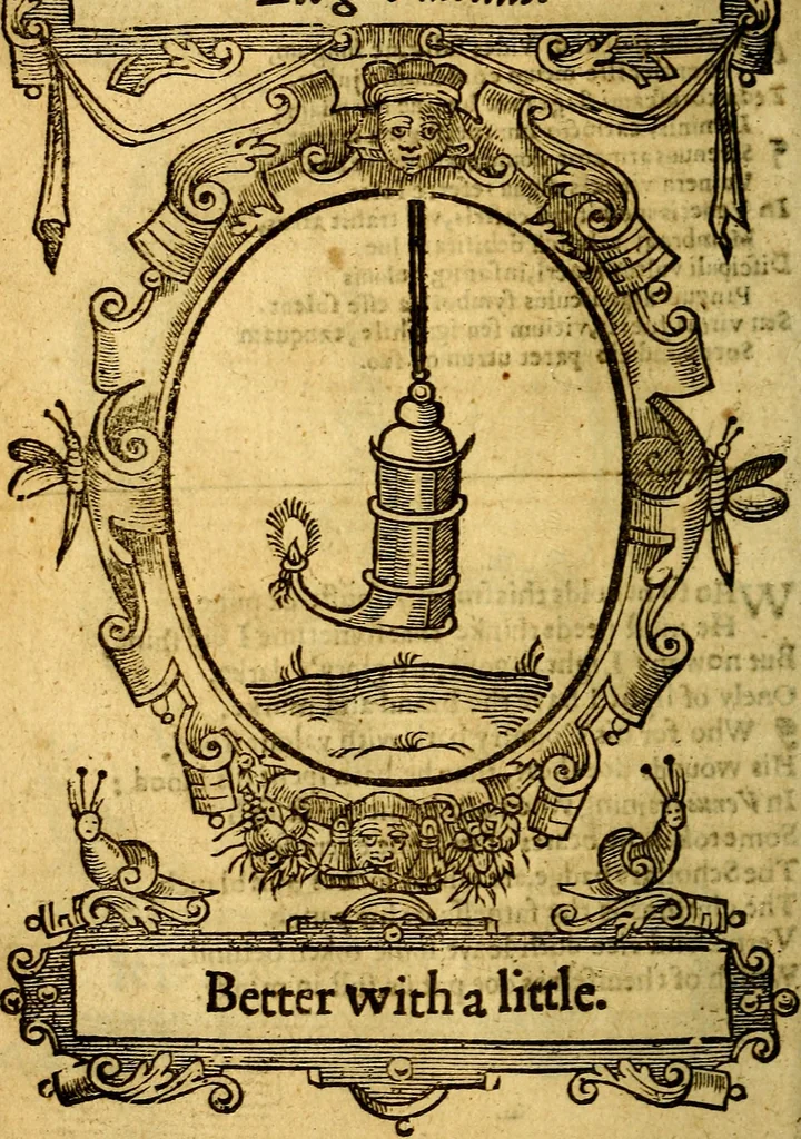 An illustration from Lychnocausia : sive Moralia facum emblemata : lights, morall emblems, 1638, leaf 133