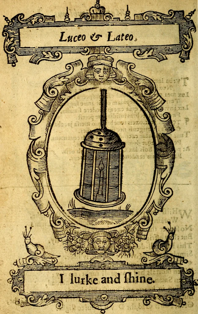 An illustration from Lychnocausia : sive Moralia facum emblemata : lights, morall emblems, 1638, leaf 137