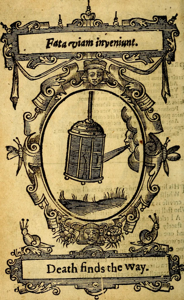An illustration from Lychnocausia : sive Moralia facum emblemata : lights, morall emblems, 1638, leaf 145