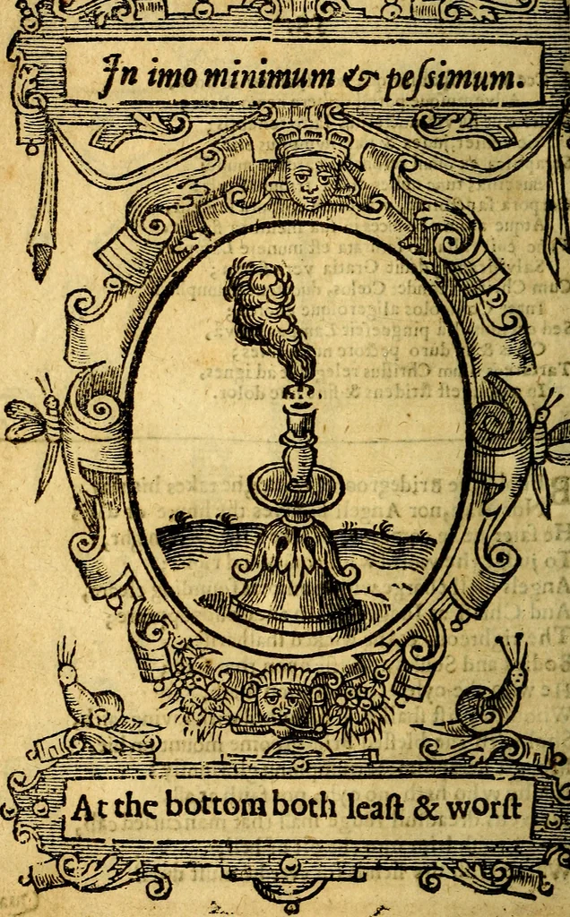 An illustration from Lychnocausia : sive Moralia facum emblemata : lights, morall emblems, 1638, leaf 149
